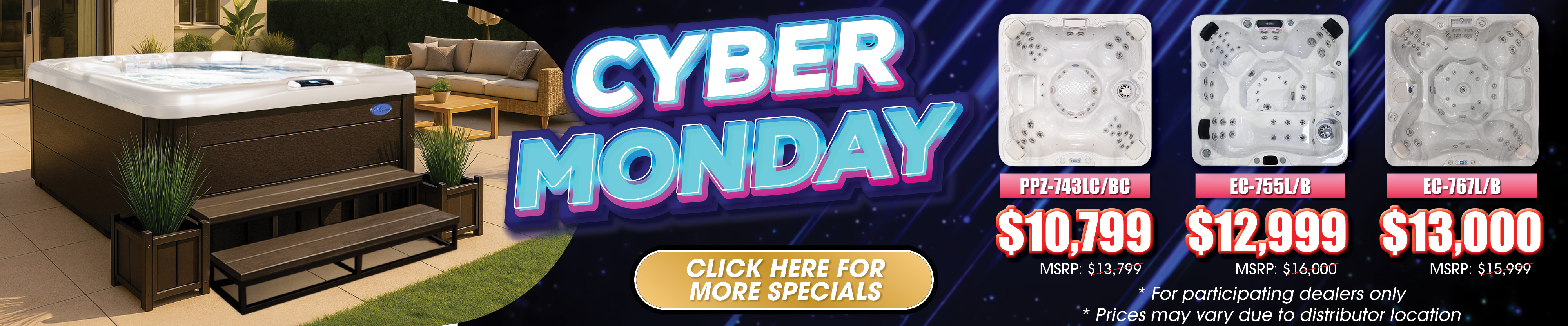 Calspas hot tub being used in a family setting - Rockford