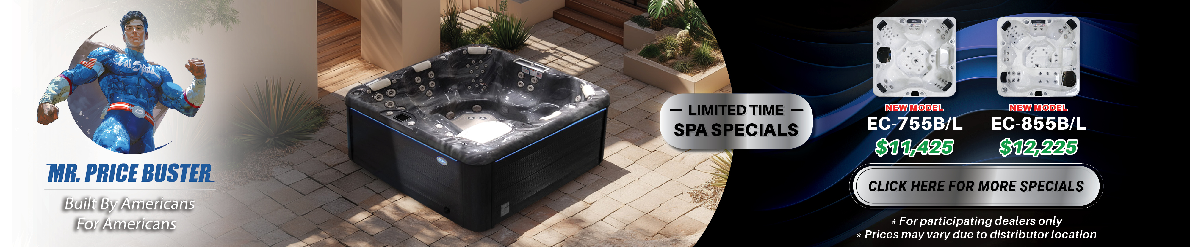 Calspas hot tub being used in a family setting - Rockford
